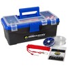 Leisure Sports 55-piece Fishing Single Tray Tackle Box Gear Kit Includes Sinkers, Hooks Lures Bobbers Swivels 229266VXJ